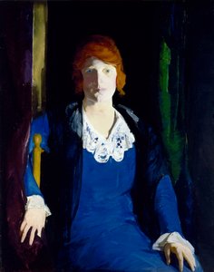 Portret van Florence Pierce door George Wesley Bellows