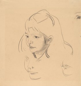 Studies van Jean door George Wesley Bellows