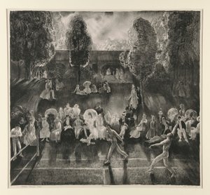 Tennis door George Wesley Bellows