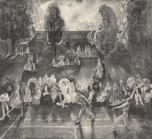 Tennis door George Wesley Bellows