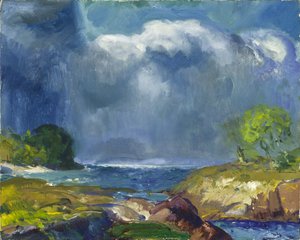 De naderende storm door George Wesley Bellows
