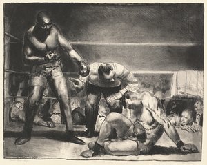 De Witte Hoop, 1921 door George Wesley Bellows
