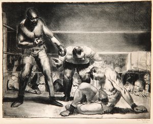 De witte hoop, 1921 door George Wesley Bellows