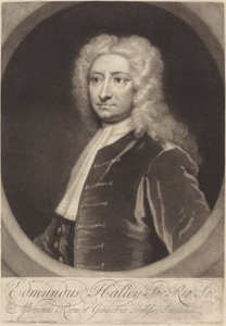 Edmund Halley door George White after Sir Godfrey Kneller