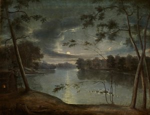 Nachtelijk landschap