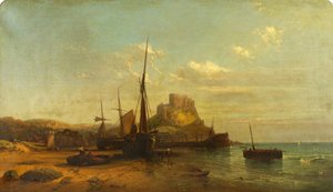 Mont Orgueil, Jersey door George Wolfe