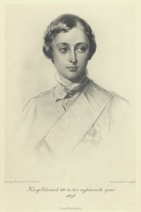 De Prins van Wales, de toekomstige koning Edward VII, in zijn achttiende jaar, 1858 door George after Richmond