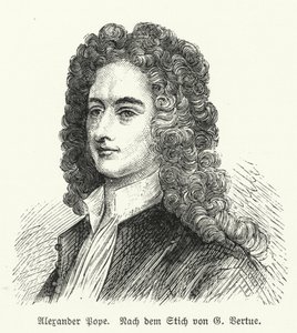 Alexander Pope, Engelse dichter door George after Vertue
