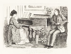 --En mist of glim, ik zou met hem varen, als hij met mij zou varen-- door George du Maurier