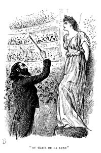Au Clair de la Lune: de kracht van hypnose, 1894 door George du Maurier