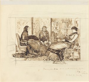 "Barrington verdroeg het allemaal met voorbeeldige geduld" door George du Maurier