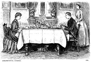 Omstandighedenbewijs, 1886-1891 door George du Maurier