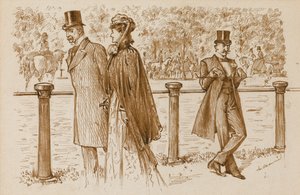 En passant: Dat is Bounderson, nietwaar? Hij had als puppy verdronken moeten worden!, Punch Magazine, 23 juli 1892