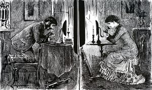 George du Maurier door George du Maurier