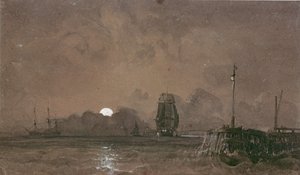 Haven van Sunderland: Maanlicht, 19e eeuw