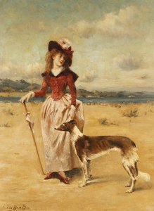 Op het strand door George van den Bos