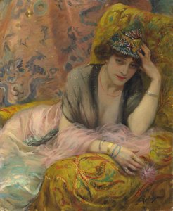 De danseres door Georges Antoine Rochegrosse