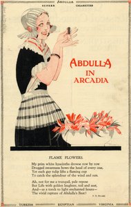 Abdulla Sigaretten, 1920s door Georges Barbier