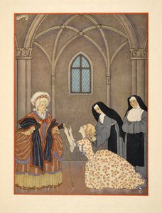 Cecile teruggekeerd naar het klooster, Illustratie uit 