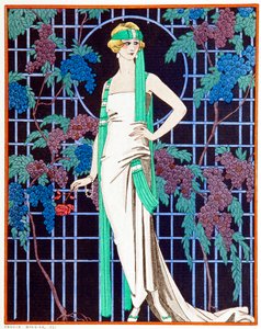 Rozen in de nacht door Georges Barbier