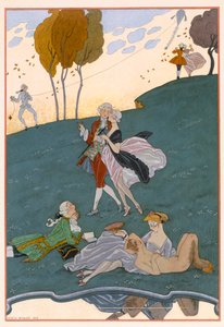 Fetes Galantes, illustratie voor 