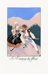 Illustratie van George Barbier door Georges Barbier