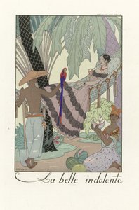 La Belle Indolent, uitgegeven 1923 door Georges Barbier