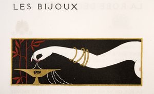 Les Bijoux, illustratie uit Les Chansons de Bilitis, door Pierre Louys, pub. 1922 door Georges Barbier