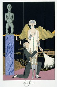 Nacht door Georges Barbier
