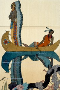 Op de Missouri door Georges Barbier