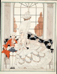De Hertogin, c. 1930 door Georges Barbier