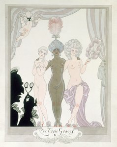 De Drie Gratiën door Georges Barbier