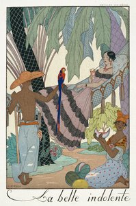 De luie schoonheid door Georges Barbier