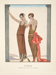 Vesper, uit een collectie modeplaten door Georges Barbier