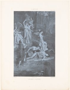 Orpheus wordt gedood door bacchanten (Salon van 1866)