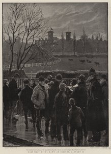 Halfstok, zonsopgang bij Osborne, 23 januari door Georges Bertin Scott