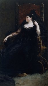 Portret van de operazangeres Gabrielle Krauss 1842-1906