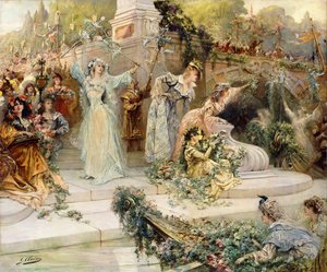 Het Festival door Georges Clairin