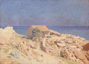 Landschap van Roussillon door Georges Daniel de Monfreid