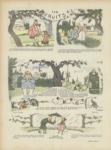 Vruchten. Illustratie voor Le Rire door Georges Delaw