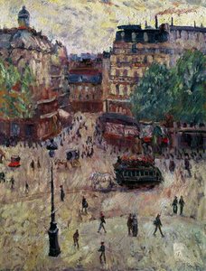 Een Plein in Parijs, 1907