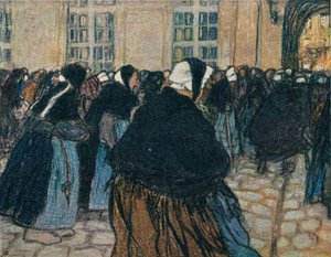 La Rentree A LHospice De La Salpetriere, ca. 1911 door Georges Dupuis
