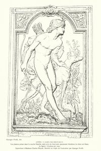 Actaeon, held uit de Griekse mythologie, cameo door de Franse beeldhouwer Emile Soldi door Georges Ernest Profit