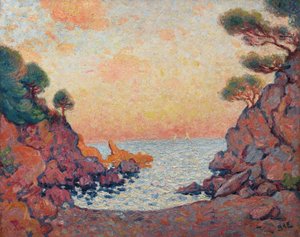 De baai van Le Lavandou, 1899