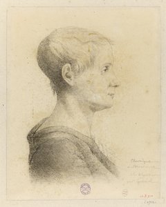 Portret van Anne-Josèphe Théroigne de Méricourt 1762-1817, 1816 door Georges François Marie Gabriel