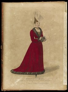 Ermengarde van Anjou, Hertogin van Aquitanië en Bretagne, Eind 18e eeuw door Georges Jacques Gatine