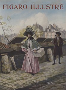 Aarzeling. Omslag van Le Figaro Illustre, oktober 1897