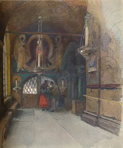 Interieur van de Kathedraal van de Aankondiging, Moskou