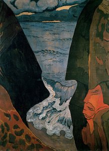 Kliffen bij Camaret door Georges Lacombe
