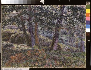 Eiken en bosbessenstruiken door Georges Lacombe